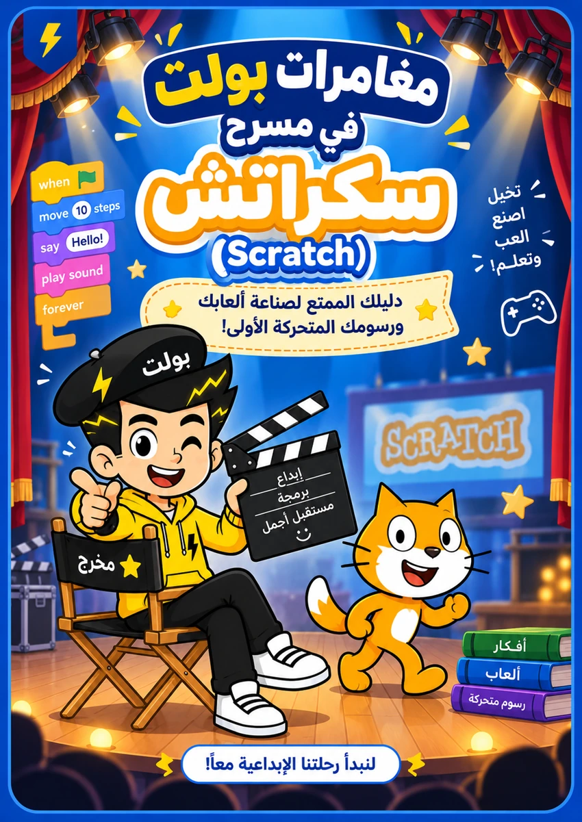 غلاف مغامرات بولت في مسرح سكراتش